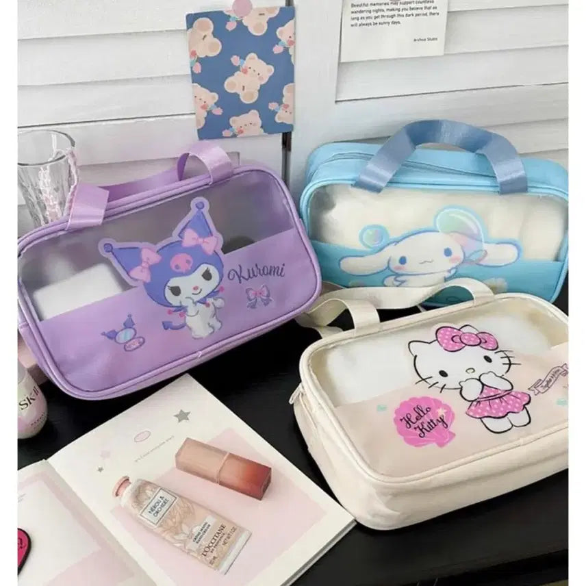 [BUNJANG] Sanrio Translucent Beach Bag / 산리오 반투명 수영가방 비치백