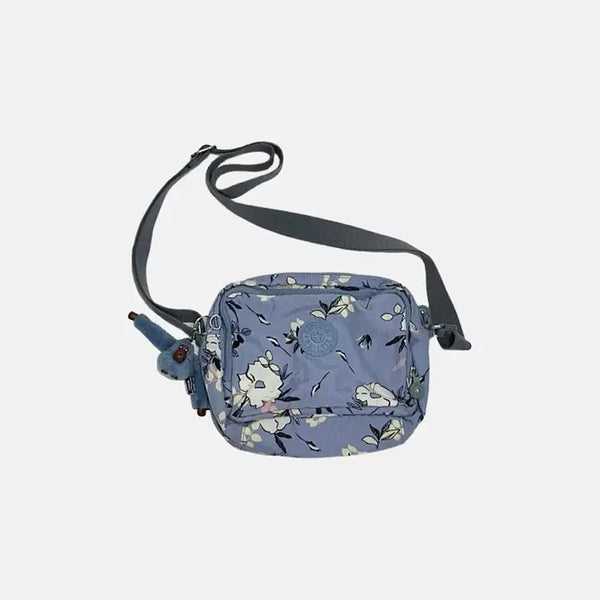 [BUNJANG] Kipling Flower Crossbody Bag / 키플링 플라워 크로스백 하늘색 가방