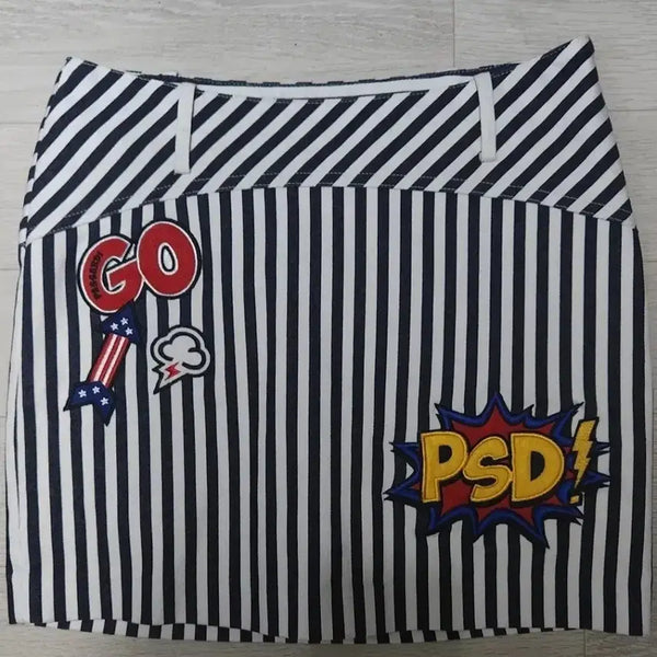 [BUNJANG] PASADI Golf Striped Skirt / 파사디 골프 스커트 67-94