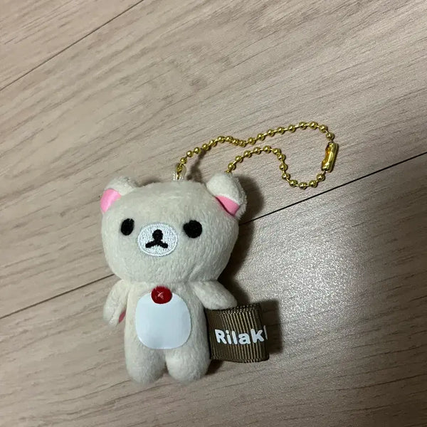 [BUNJANG] Rilakkuma & Korilakkuma Keyring Plush Set / 리락쿠마 코리락쿠마 키링 인형