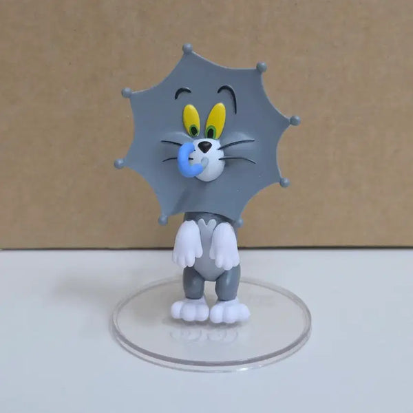 [BUNJANG] Tom & Jerry Funny Art Collection Tom Eating Umbrella Figure / 톰과 제리 퍼니 아트 컬렉션 우산을 먹은 톰 피규어