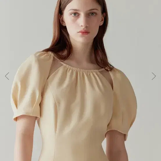 [BUNJANG] Ploome One-Piece Dress (Light Yellow) / 플로움 원피스(연노랑)