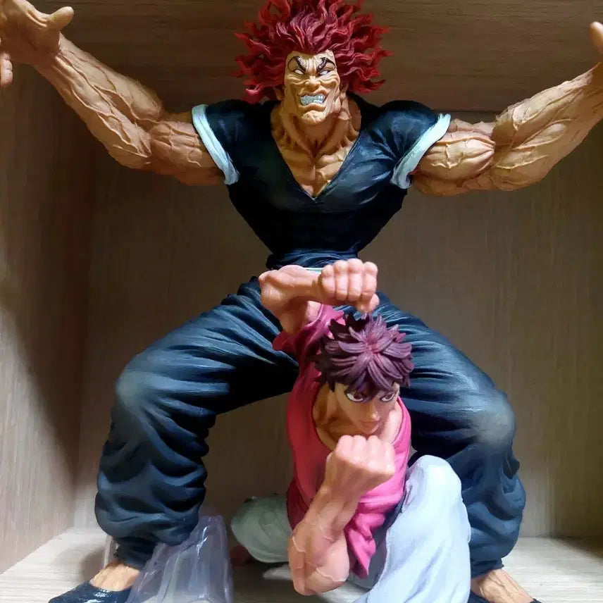 [BUNJANG] Ichiban Kuji Baki Hanma Yujiro & Baki A/B Prize Figure Bundle Set / 한마바키 제일복권 한마 유지로, 한마 바키 a,b상 피규어 일괄