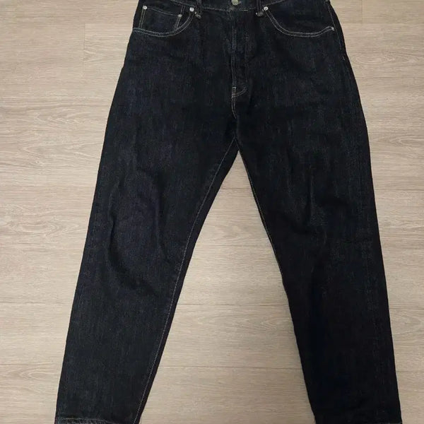 [BUNJANG] Hatski Selvedge Loose Tapered Denim Jeans (Size 3) / 하츠키 (Hatski) 셀비지 루즈 테이퍼드 데님 (사이즈 3)