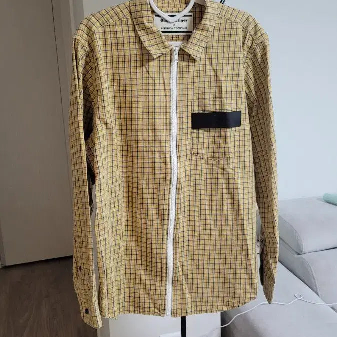 [BUNJANG] Onitsuka Tiger Andrea Pompilio Limited Edition Shirt Jacket / 오니츠카타이거 안드레아 폼필리오 셔츠형 바람막이(한정판)