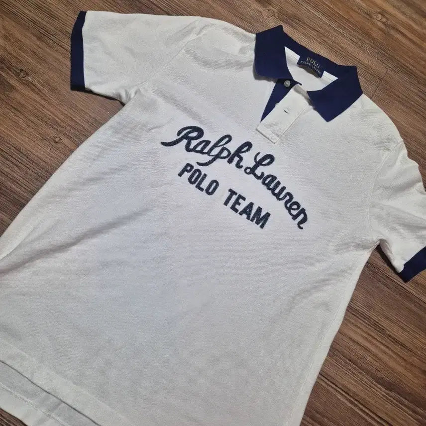 [BUNJANG] Polo Ralph Lauren Logo Embroidery Short Sleeve T-Shirt Size S / (95) 폴로랄프로렌 로고자수반팔 S