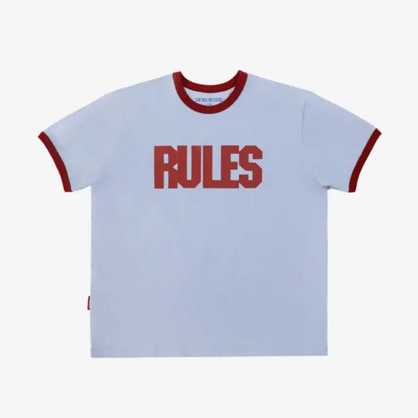 [BUNJANG] The Volonteers Rules T-Shirt (Light Violet) - Size L / 더발룬티어스 룰즈 티셔츠 (라이트바이올렛)