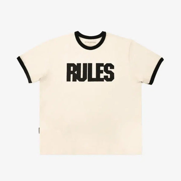 [BUNJANG] The Volunteers Rules T-Shirt (Cream) L / 더발룬티어스 룰즈 티셔츠 (크림)