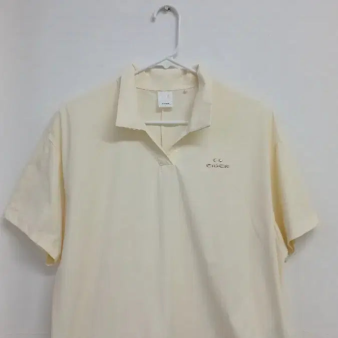 [BUNJANG] Eider Yellow Short Sleeve Polo T-Shirt / 아이더 반팔 카라티 옐로우