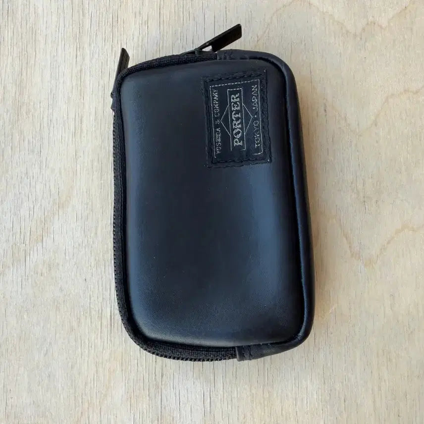 [BUNJANG] Porter Aluf Coin Case Black / 포터 알루프 코인 케이스 블랙