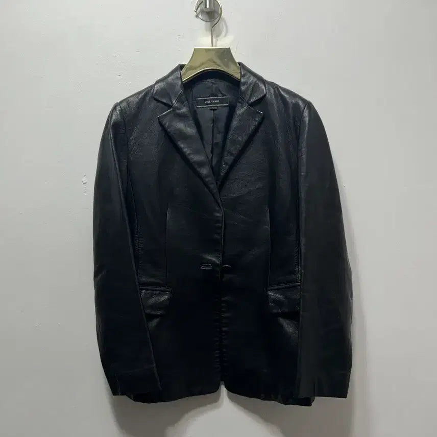 [BUNJANG] Nice Claup Women's Lambskin Leather Jacket S / 나이스클랍 여성 양가죽 자켓 S