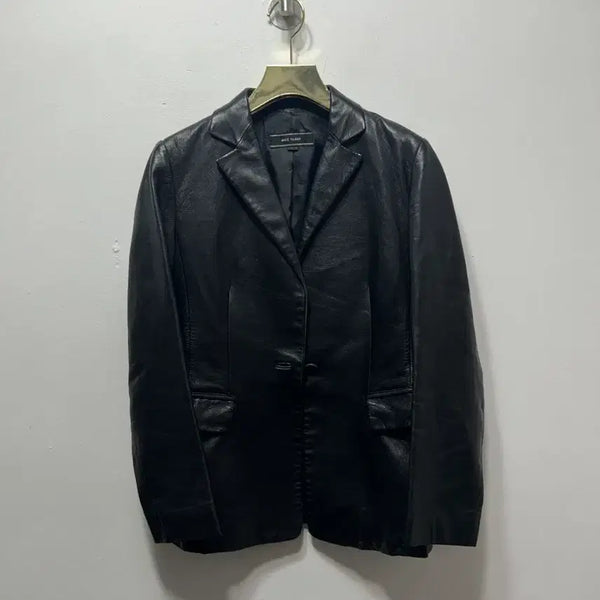 [BUNJANG] Nice Claup Women's Lambskin Leather Jacket S / 나이스클랍 여성 양가죽 자켓 S