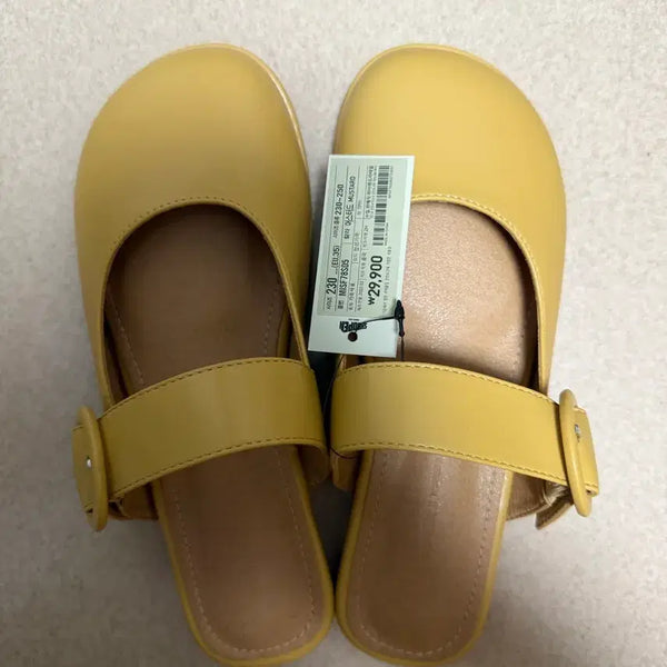 [BUNJANG] Shoopen Mules Mustard Yellow / 슈펜 뮬 머스타드