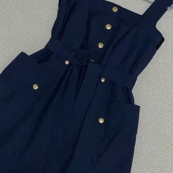 [BUNJANG] Time by Handsome Crisp Belted Dress / 한섬 타임 바스락 벨트 원피스