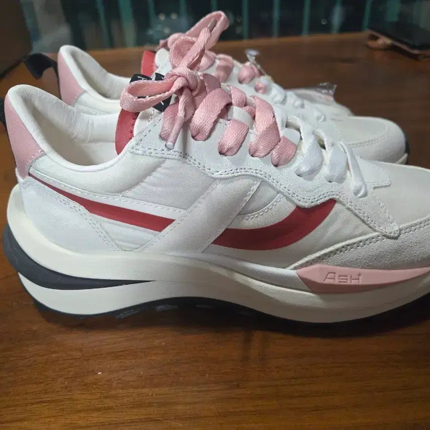 [BUNJANG] ASH Spider Sneakers White/Pink/Red Size 240 / 아쉬 ASH 스파이더 운동화 240 (새상품)