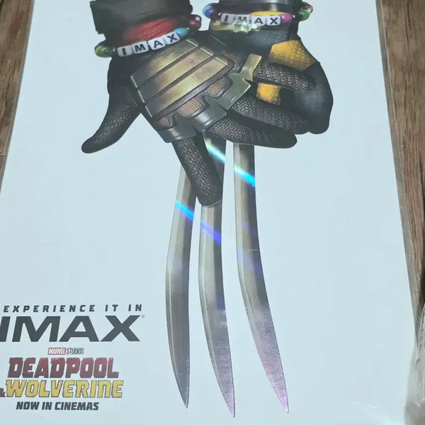 [BUNJANG] Deadpool & Wolverine IMAX Poster (Grade C) / C급) 데드풀과울버린 아맥포스터