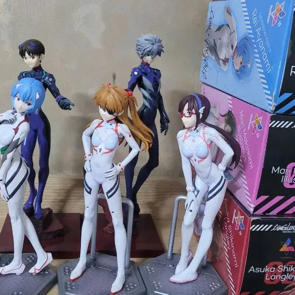 [BUNJANG] Evangelion Pilot Figure 5-Piece Bundle Set / (일괄판매) 에반게리온 파일럿 피규어 5종 일괄판매