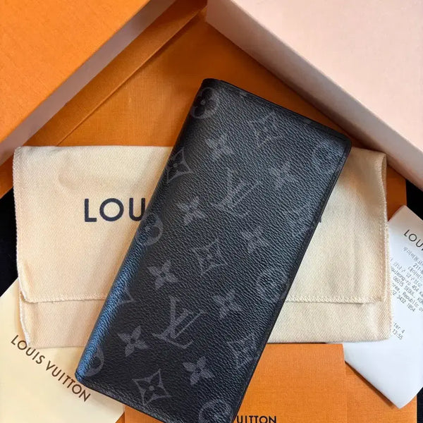 [BUNJANG] Louis Vuitton Brazza Wallet Monogram Eclipse Long Wallet Black / [새상품급/풀구성] 루이비통 브라짜 월렛 모노그램 이클립스 장지갑 블랙