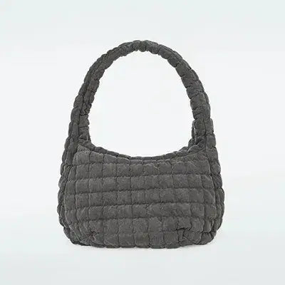 [BUNJANG] COS Denim Quilted Cloud Shoulder Bag - Grey / 코스 데님 그레이 퀄팅 구름백 팝니다