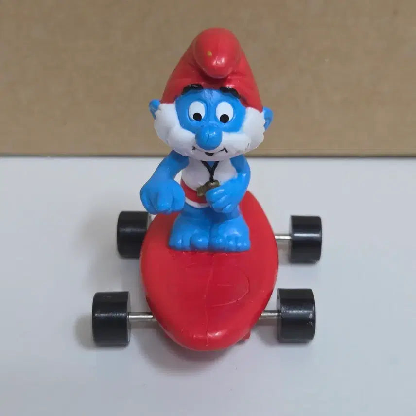 [BUNJANG] Smurfs PVC Skateboard Figure / 스머프 스케이트보드 pvc 피규어