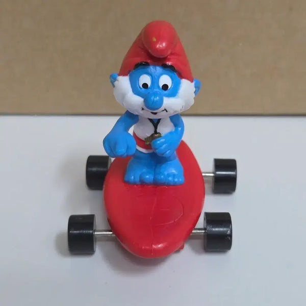 [BUNJANG] Smurfs PVC Skateboard Figure / 스머프 스케이트보드 pvc 피규어