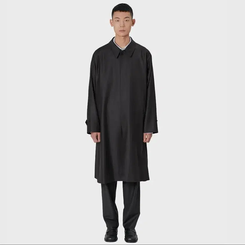 [BUNJANG] Brown Yak Wool Balmacaan Coat / 브라운야드 울 발마칸 코트