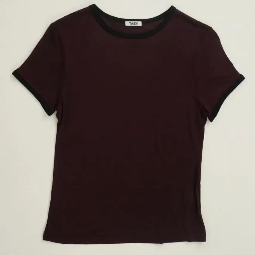 [BUNJANG] TAEY Silky Ringer T-Shirt / Taey 링거 티셔츠