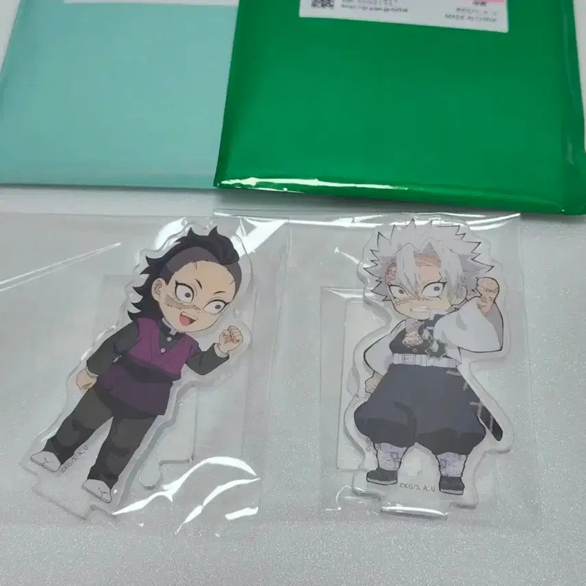 [BUNJANG] Demon Slayer Sanemi & Genya Connecting Acrylic Stand Set / 귀멸의칼날 연결 아크릴 사네미 겐야 일괄