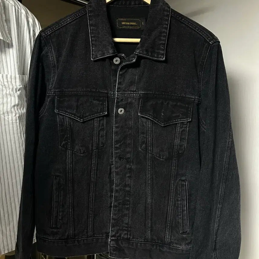 [BUNJANG] Uniform Bridge Denim Jacket Black (L) / (L)유니폼브릿지 데님자켓