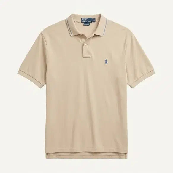 [BUNJANG] Polo Ralph Lauren T-shirt L Beige / 폴로 랄프로렌 카라티 L 베이지