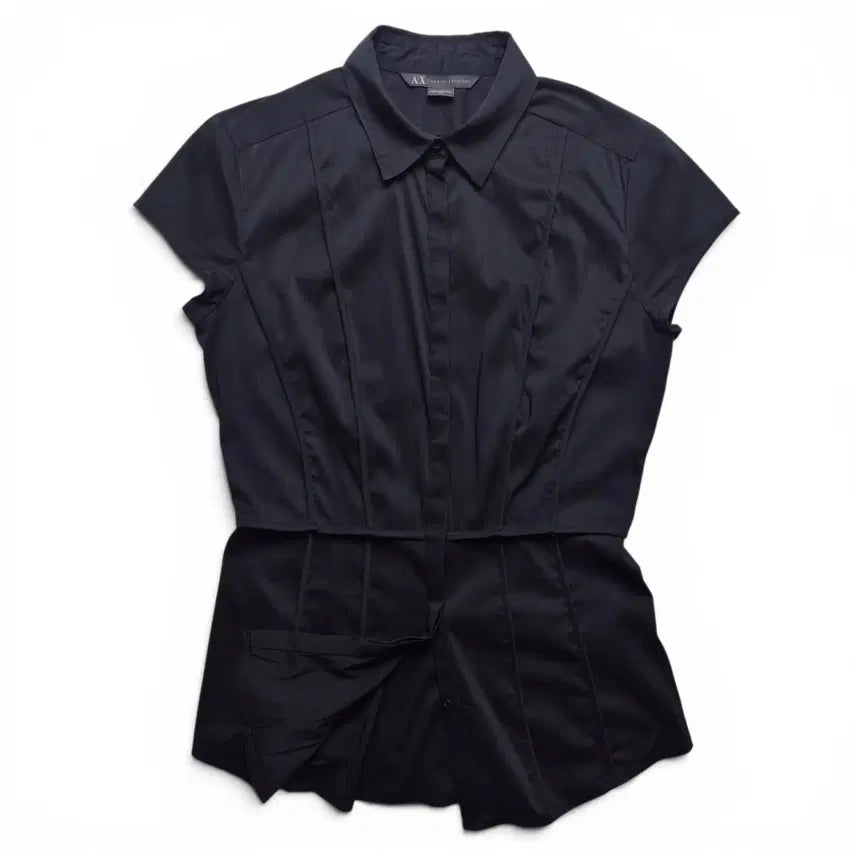 [BUNJANG] Armani Exchange Short-Sleeve Shirt - Black / [3일간 20%할인] [S] 아르마니 익스체인지 숏슬리브 셔츠