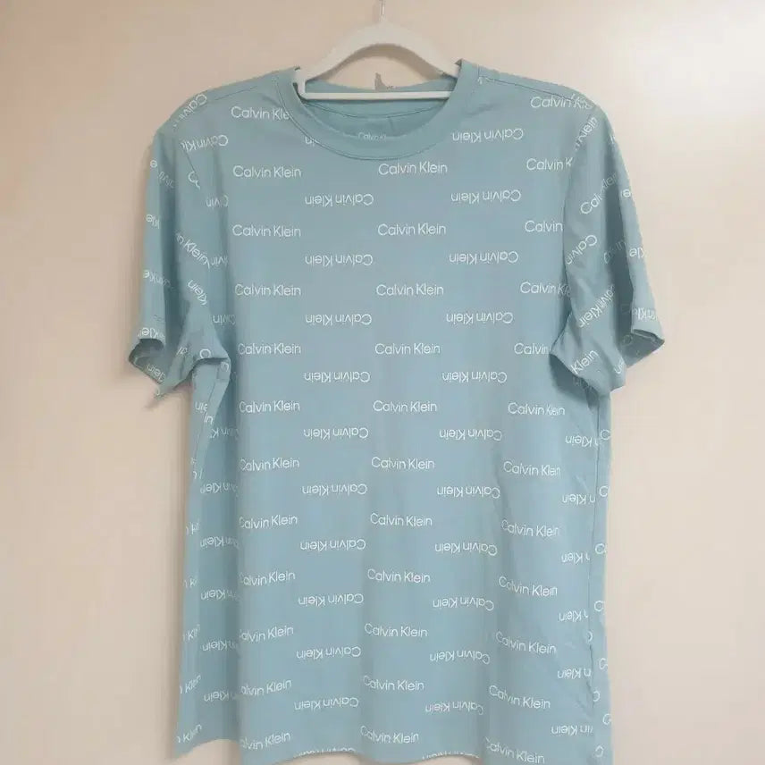 [BUNJANG] Calvin Klein Performance Logo T-shirt Mint M / 캘빈클라인 퍼포먼스 로고 반팔티 민트 M
