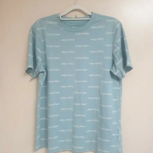 [BUNJANG] Calvin Klein Performance Logo T-shirt Mint M / 캘빈클라인 퍼포먼스 로고 반팔티 민트 M