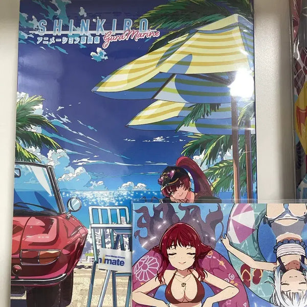 [BUNJANG] Hololive Shinkiro Gawr Gura Marine Official Animation Artbook / 홀로라이브 SHINKIRO 가우르구라 마린 오피셜 애니메이션 원화집(급처