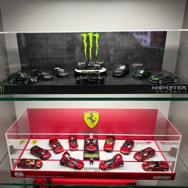 [BUNJANG] 1:64 Scale Ferrari Monster Acrylic Display Case / 1:64 페라리 몬스터 아크릴 케이스 다이캐스트