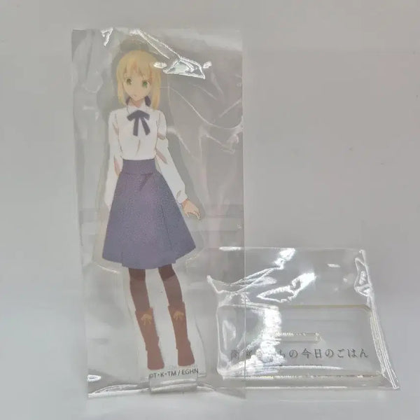 [BUNJANG] Fate Emiya-san Chi no Kyou no Gohan Acrylic Stand Saber / 페이트 에미야 가의 오늘의 밥상 아크릴 스탠드 세이버
