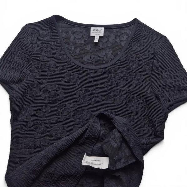 [BUNJANG] Armani Collezioni Crinkle T-Shirt (Size XS) / [3일간 20%할인] [XS] 아르마니 꼴레지오니 크링클 티셔츠