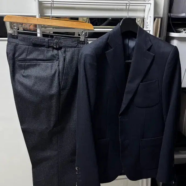 [BUNJANG] Custom Tailored Suit Navy & Gray Separates / 남자 맞춤수트 세퍼레이드 네이비 딥그레이 95