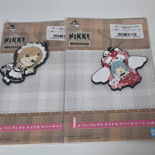 [BUNJANG] Nikke: Goddess of Victory Lottery Chapter 7 - Rubber Strap (Privaty, Aid) - Bundle Set / 일괄)승리의 여신 니케 쿠지 챕터7 I상 러버스트랩 프리바티,에이드