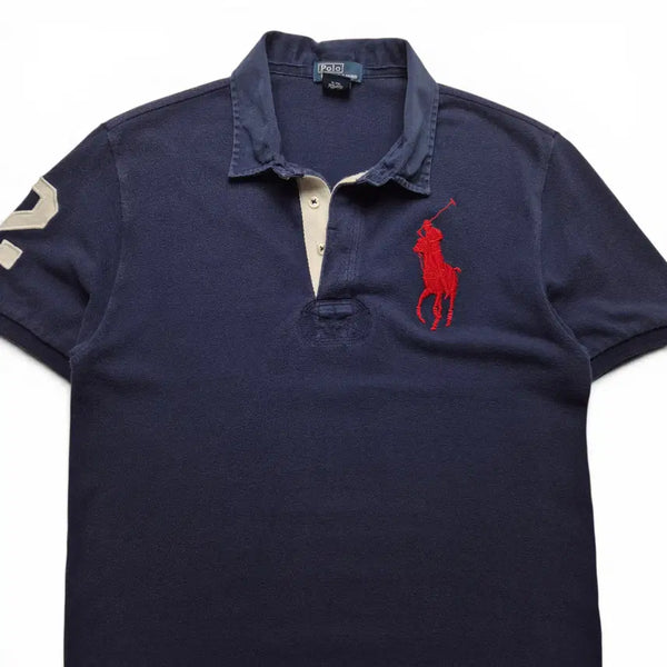 [BUNJANG] Polo Ralph Lauren Big Pony PK Collar T-Shirt - Navy/Red, Size XL / [3일간 20%할인] [XL(20)] 폴로 랄프로렌 빅포니 PK 카라티