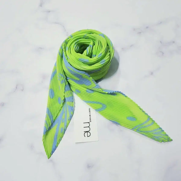 [BUNJANG] Issey Miyake Mi Scarf Lime / 이세이미야케 미 스카프