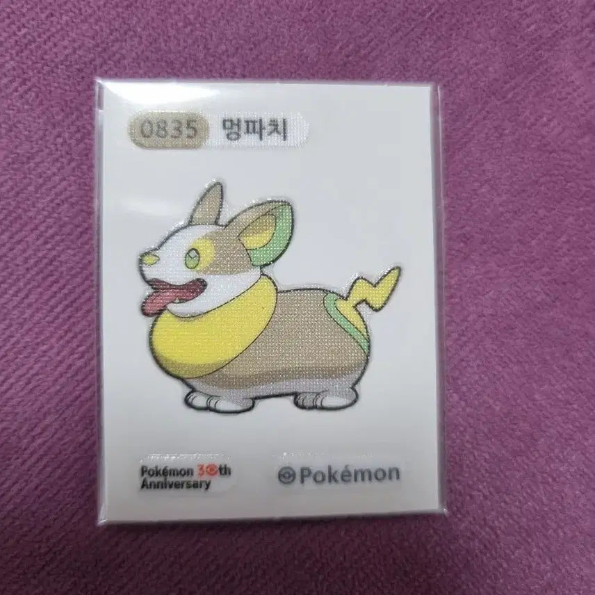 [BUNJANG] Pokemon 30th Anniversary Madchu Sticker / 포켓몬 30주년 멍파치 스티커 띠부씰