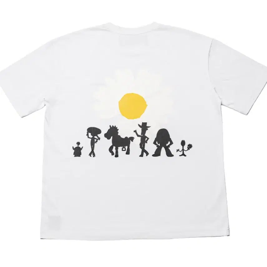 [BUNJANG] PEACEMINUSONE x Toy Story The Firstpan T-Shirt White / 피스마이너스원 x 토이 스토리 더 퍼스트팬 티셔츠 05 화이트