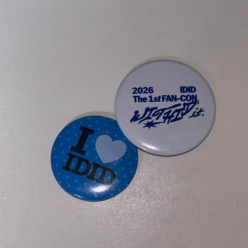 [BUNJANG] IDOLCON Fan Meeting Badge / 아이딧 팬콘 벳지 팬벳지