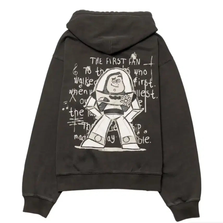 [BUNJANG] PEACEMINUSONE x Toy Story The Firstpan Zip-up 02 Black XL / 피스마이너스원 x 토이 스토리 더 퍼스트팬 집업 02 블랙