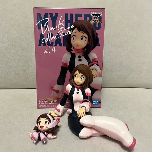 [BUNJANG] Banpresto Break Time Ochako Uraraka Figure & Gacha Figure Bundle Set / 반프레스토 브레이크타임 우라라카 피규어+우라라카 가챠 일괄
