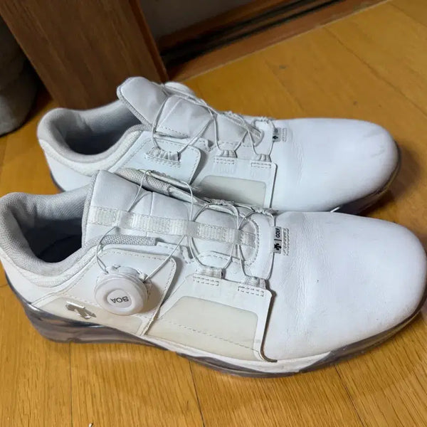 [BUNJANG] Descente Golf Condor V2 BOA Golf Shoes 275 / 데상트골프 콘도르 버전투 보아 DQ12ULSH12_BWTG 275