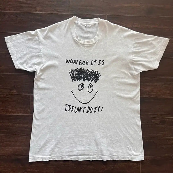 [BUNJANG] XL Single Stitch Wit Graphic T-Shirt Vintage USA / [XL] 미국 빈티지 싱글스티치 위트 그래픽 티셔츠