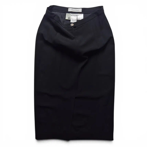 [BUNJANG] Max Mara Midi Skirt Black Wool Blend Size 26 / [3일간 20%할인] [26] 막스마라 미디스커트