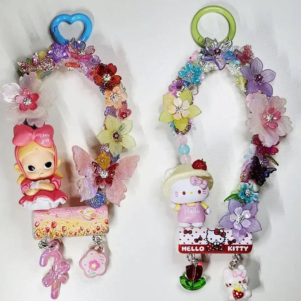 [BUNJANG] Hello Kitty Jigsaw Handmade Charm / 키티 지거 핸드메이드 키링